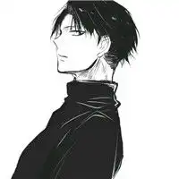 男生漫画头像黑色系男人
