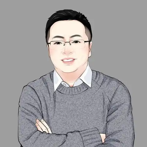 简约头像男生手绘头像系