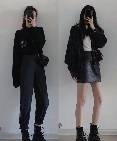 穿黑色怎会显得单调黑色单品是百搭之王,最显瘦
