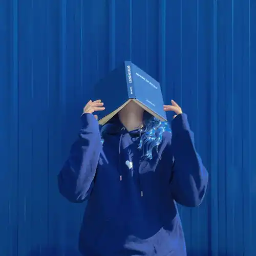 摄影克莱因蓝情侣头像