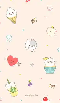 iphone壁纸萌物可爱背景套图韩系插画堆糖,美好生活研究所
