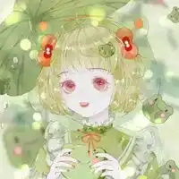 森系绿色系头像动漫漫画森系绿色系女生头像