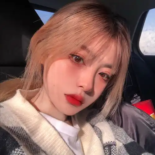 韩系小众女头头像图片