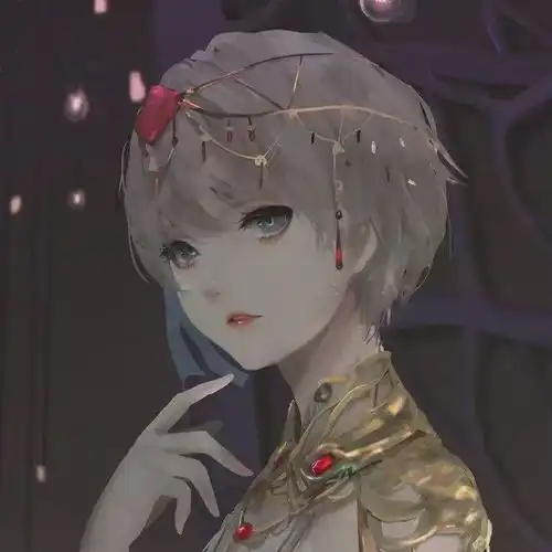 动漫头像躲进小楼,不问春秋