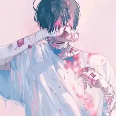 优质水彩动画男生头像顾森.