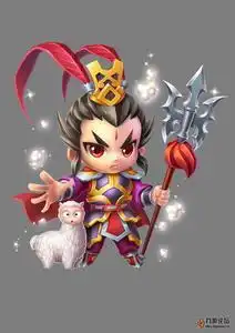 貂蝉吕布情侣头像卡通京