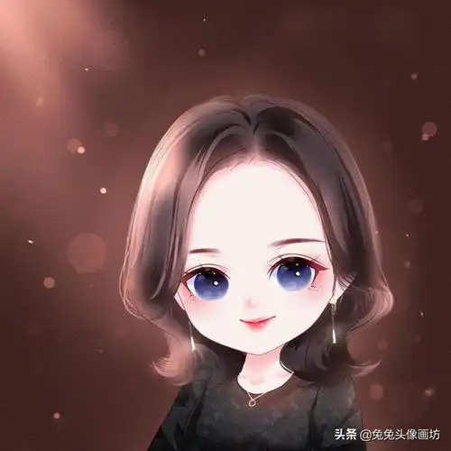 2022年最美短发卡通头像,真人照片变漫画头像,气质洋气又好看