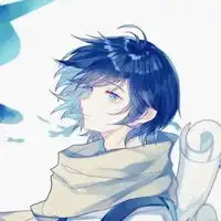 男生头像蓝色蓝色系帅气动漫男生头像