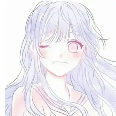 手绘00后可爱女生头像