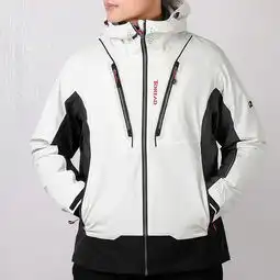 探路者kawf91339g31gtoread20182019秋冬户外新款情侣男子套羽绒服冲锋衣l白灰色