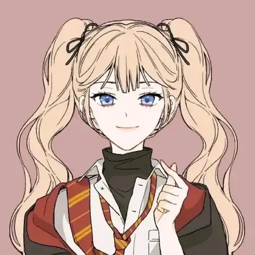 三人闺蜜头像手绘蓝色系