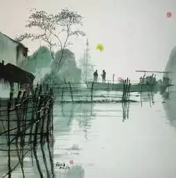 20幅中国画现代彩墨画,美不胜收的自然风光