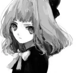 想找这种比较幽雅的卡通头像,不要可爱的,背景要全黑或者全白哦找到有赏