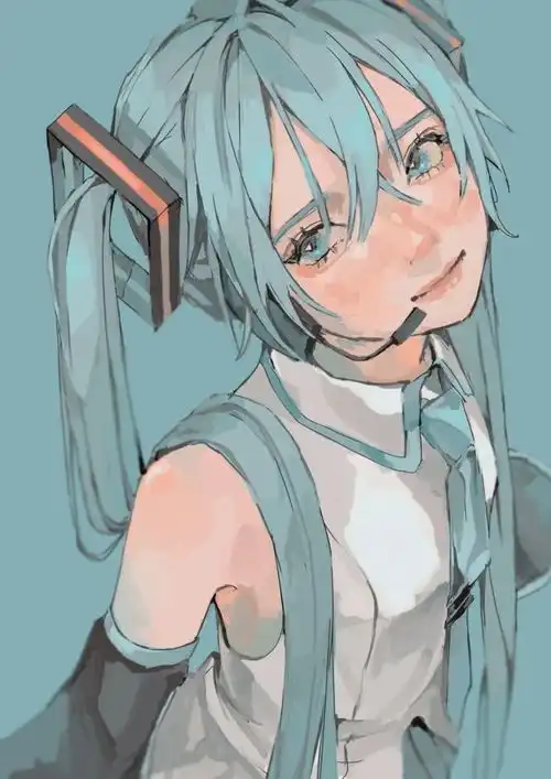 插画壁纸日系半厚涂丧系致郁画风插画作品动漫女生人物头像