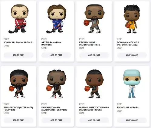 精品手办,欧美也有萌萌风funko公司系列手办