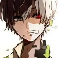 二次元异瞳男神头像二次元异色瞳头像