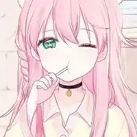 女生粉色头像动漫头像粉色系动漫女生头像图片