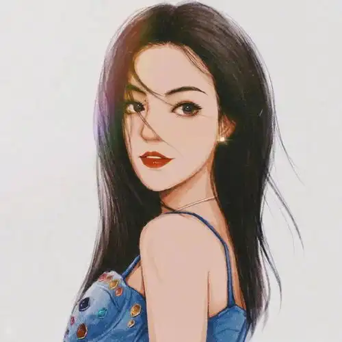 女生头像丨插画复古动漫