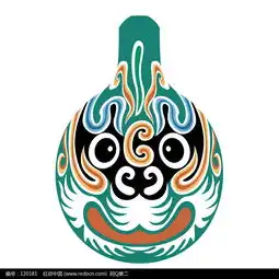 矢量马勺脸谱图片矢量图120181传统图案艺术文化