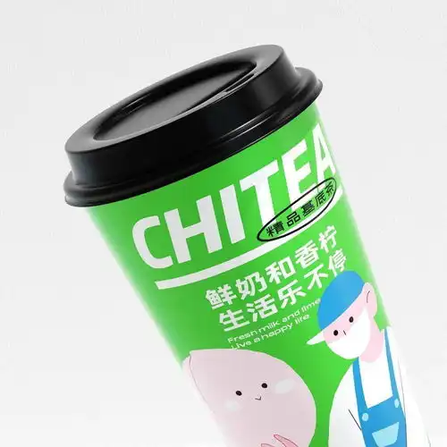 这个绿色系的茶饮品牌设计,帮助你排斥不开心