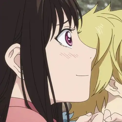 绿色系ins少女头像动漫