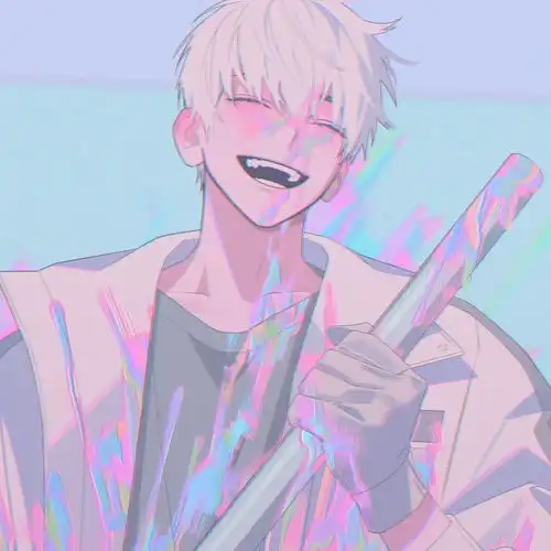 头像粉色梦幻系动漫男头