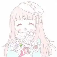 少女心粉色甜美头像卡通微信头像图片大全