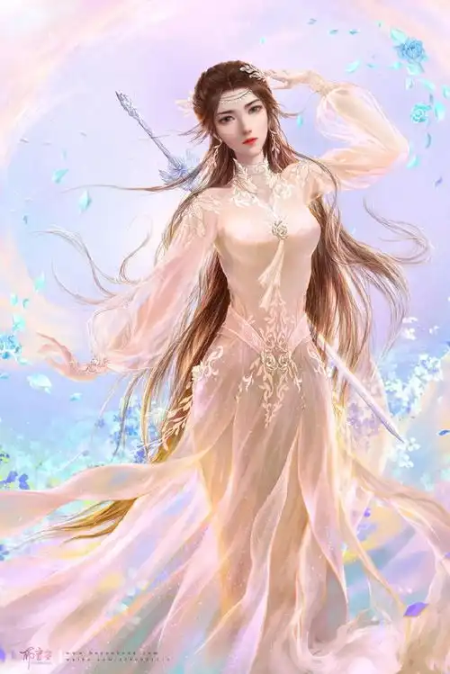 动漫人物插画云韵
