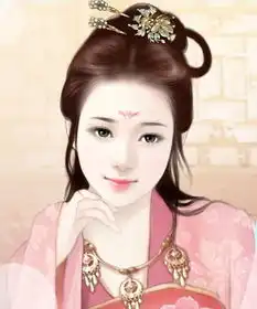 黑系头像古风手绘女