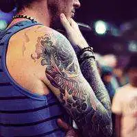 欧美纹身男头像