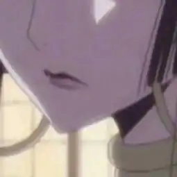 动漫女头高冷红唇霸气冷酷超拽高冷半脸动漫女生头像