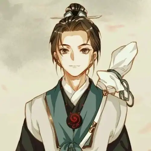 古风头像男蓝色系列邪魅