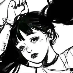 ps黑白卡通头像动漫