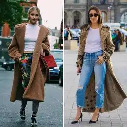 冬季不同色系的大衣,出门更具色彩