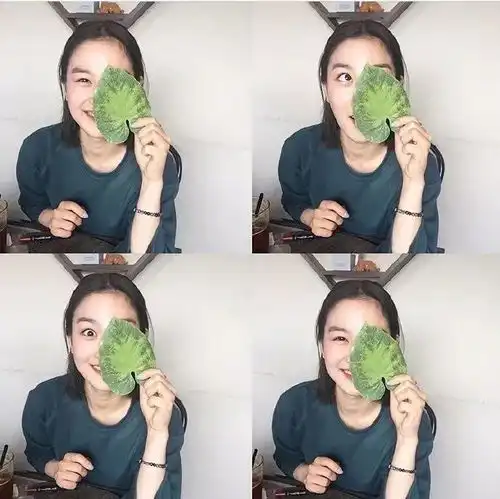 让韩国女孩教你怎么四连拍