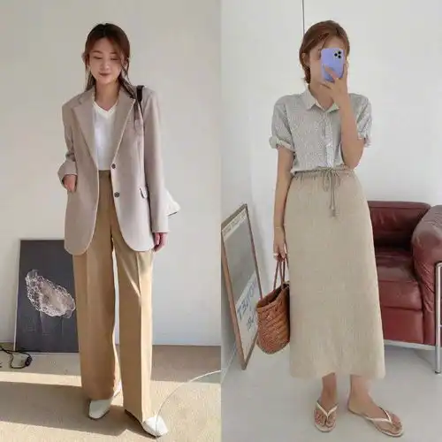 韩系穿搭有自己的腔调,学习起来也很容易