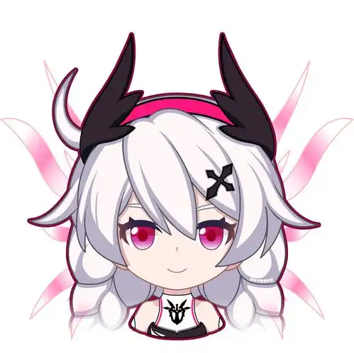 紫色q版情侣头像