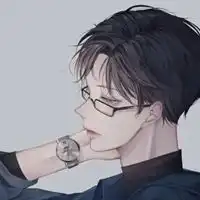 男生头像手绘简约简单大方手绘男生头像