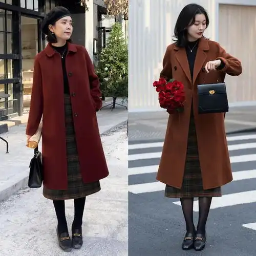 今年新年突然流行起红色穿搭,40女生穿自带高级感,太时髦