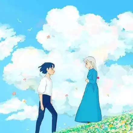 每天学一幅简笔画宫崎骏动漫人物插画