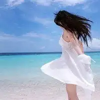 微信女生头像蓝色衣服系列微信头像图片大全