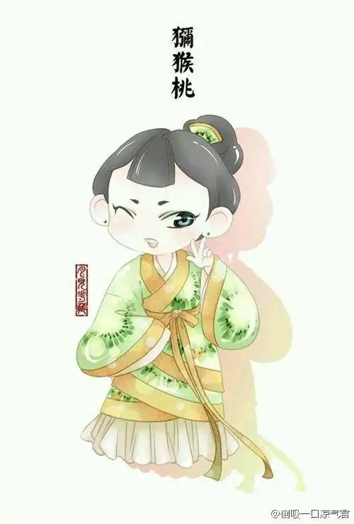 猕猴桃水果唯美壁纸文字清新欧美手堆糖,美好生活研究所