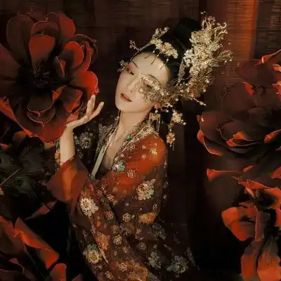 女头古风系列头像图片红