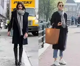 冬天,围巾和大衣怎样搭配才好看