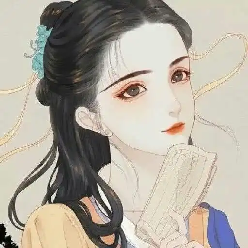 古风系女生头像擦肩的姑娘眉眼弯弯,笑得多恬淡