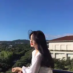 情侣头像橙色系一男一女时光凌乱