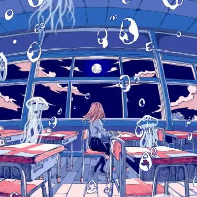 唯美蓝色系背景