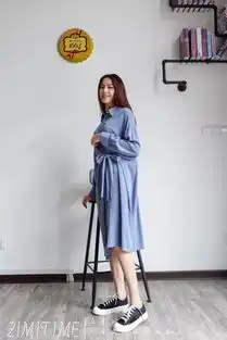 9.25新款腰部绑带衬衫裙,简约慵懒女人味