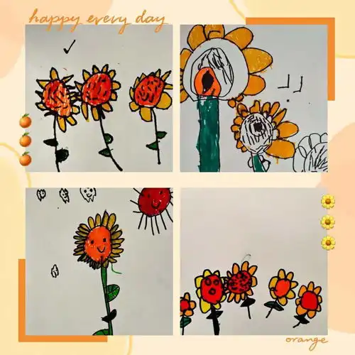 阳光一幼发现儿童的发现阳光下的向日葵苗苗四班活动小记