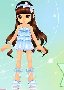 帮我选一套蓝色系的qq音速女衣